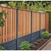 Hout-betonschutting motief grijs i.c.m. tuinscherm grenen 21-planks